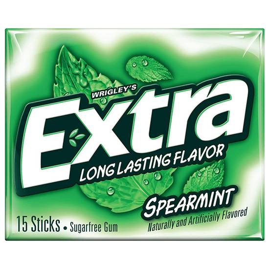 Order Wrigley's Extra Spearmint Gum 15stk food online from Casey'S store, Jackson on bringmethat.com