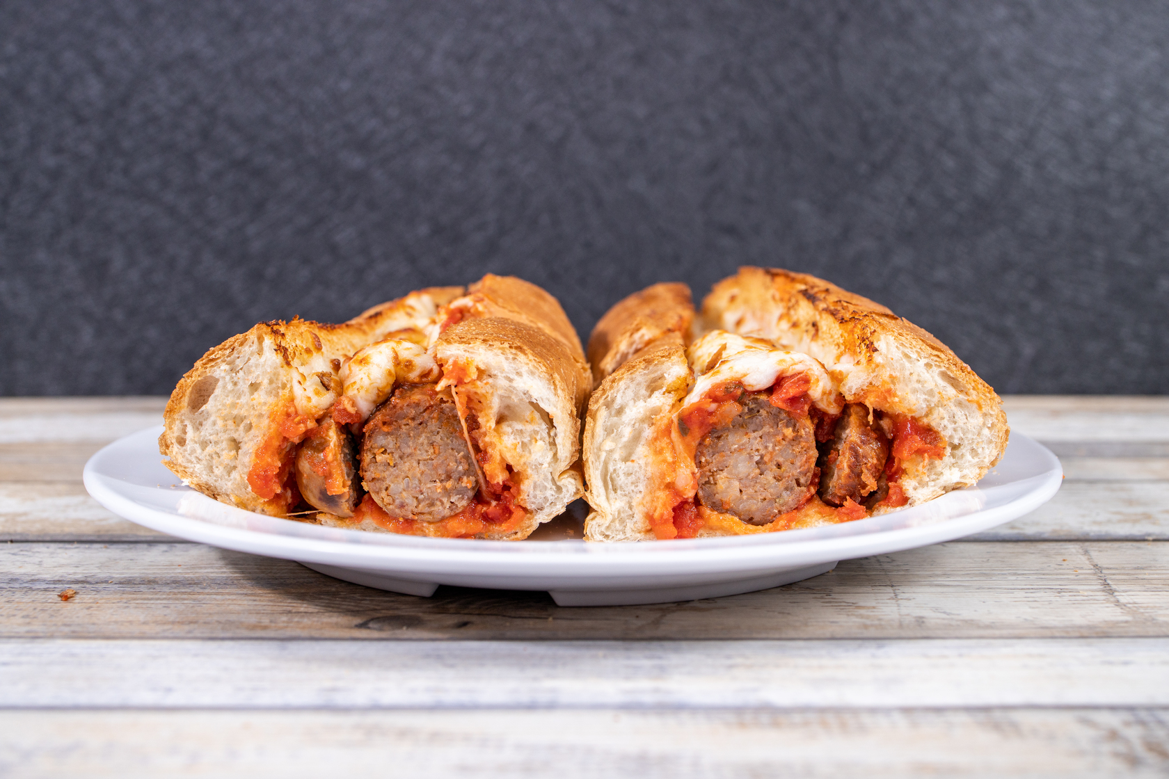 Order Italian Sausage Sandwich food online from Chino Hills Pizza Co. store, Chino on bringmethat.com