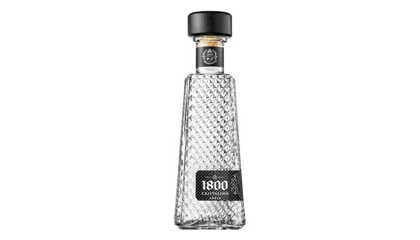 Order 1800 Cristalino Añejo Tequila 750mL food online from Dimension Liquor store, Lake Forest on bringmethat.com