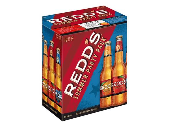 Order Redd's Hard Apple Variety Pack Ale Beer - 12x 12oz Cans food online from Shar Armanetti Fine Wine & Spirits store, Carpentersville on bringmethat.com