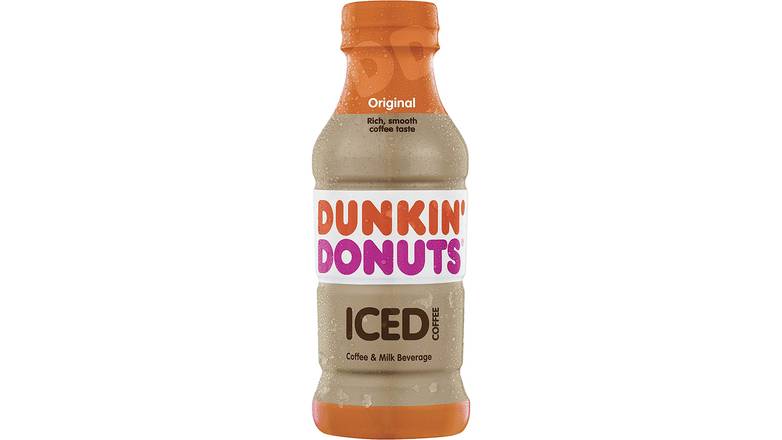 Order Dunkin' Original Iced Coffee Bottle food online from Trumbull Mobil store, Trumbull on bringmethat.com