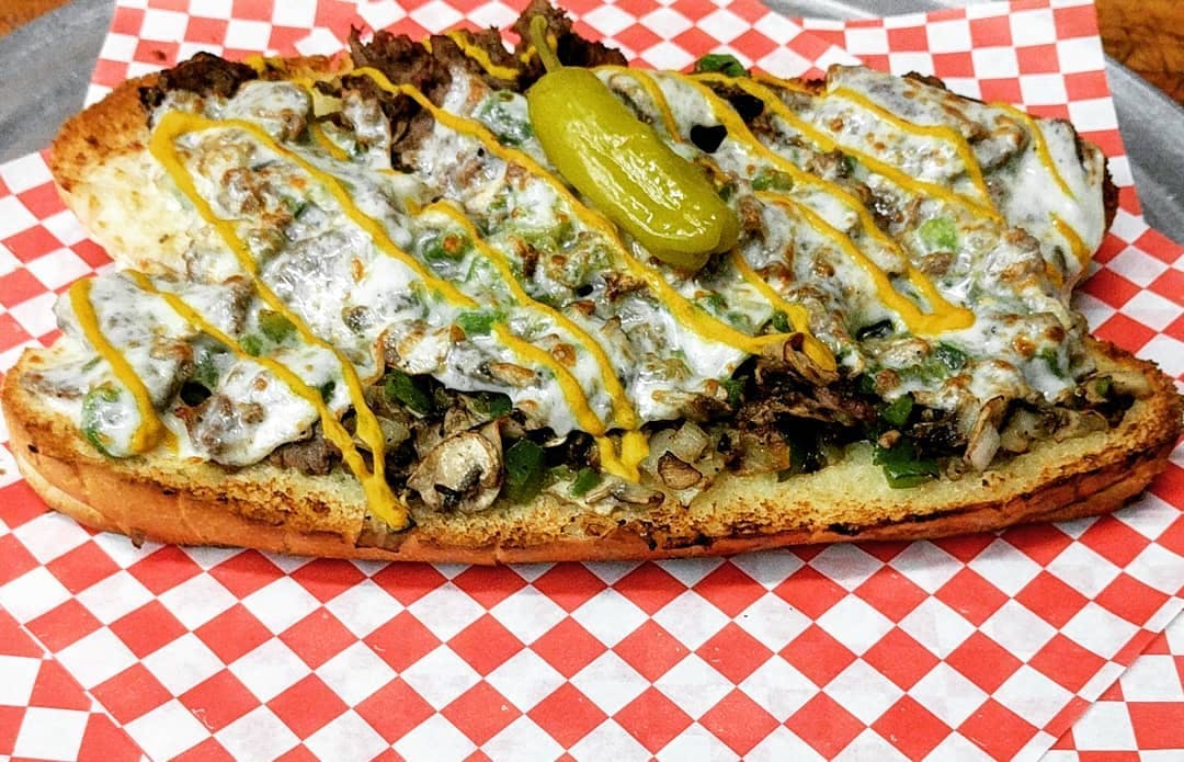 Order Philly Cheesesteak Sandwich - Small food online from Pepz Pizza - S. Brookhurst St. store, Anaheim on bringmethat.com