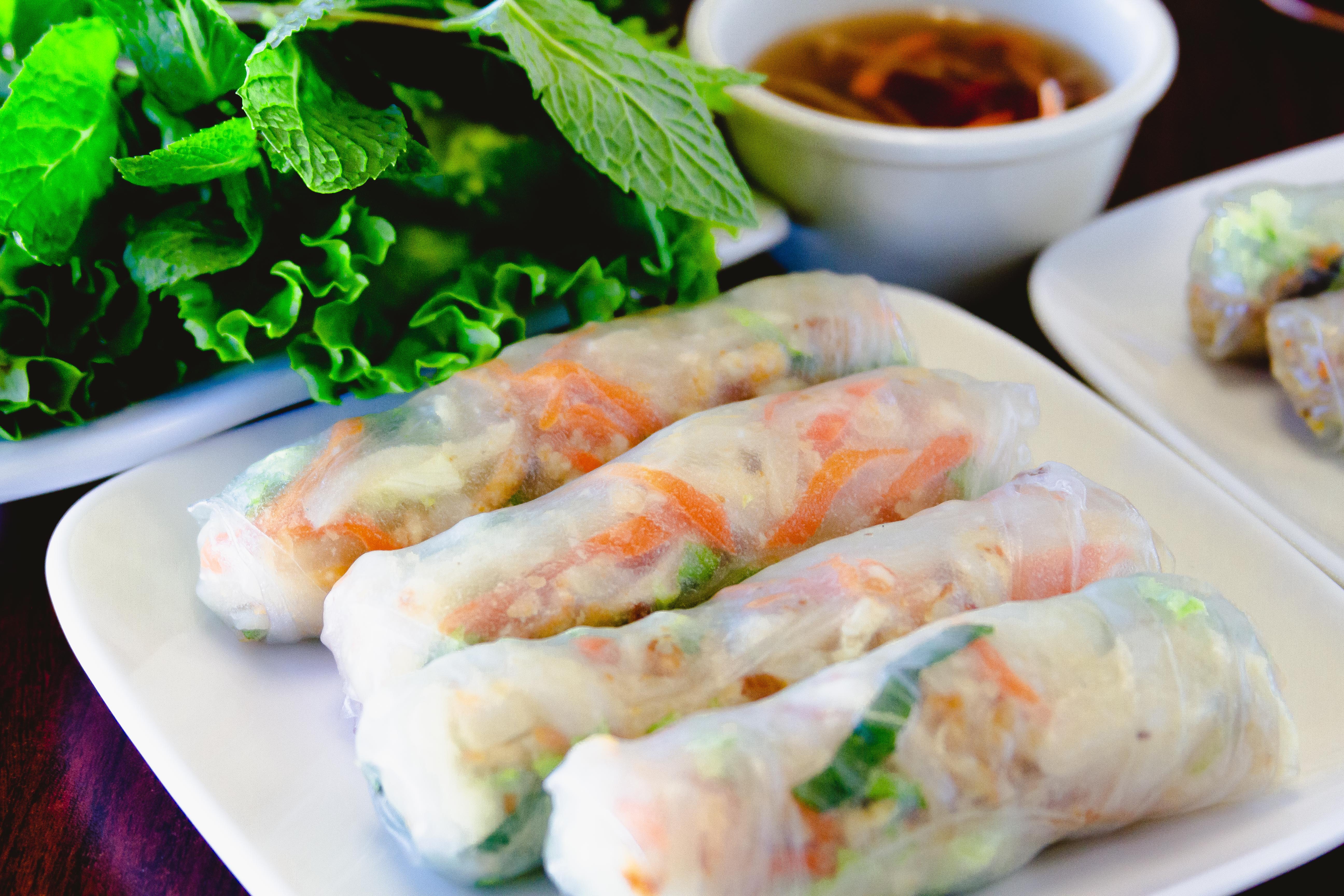 Order Jicama Roll (Bò Bía) food online from Thanh Tinh Chay store, San Diego on bringmethat.com