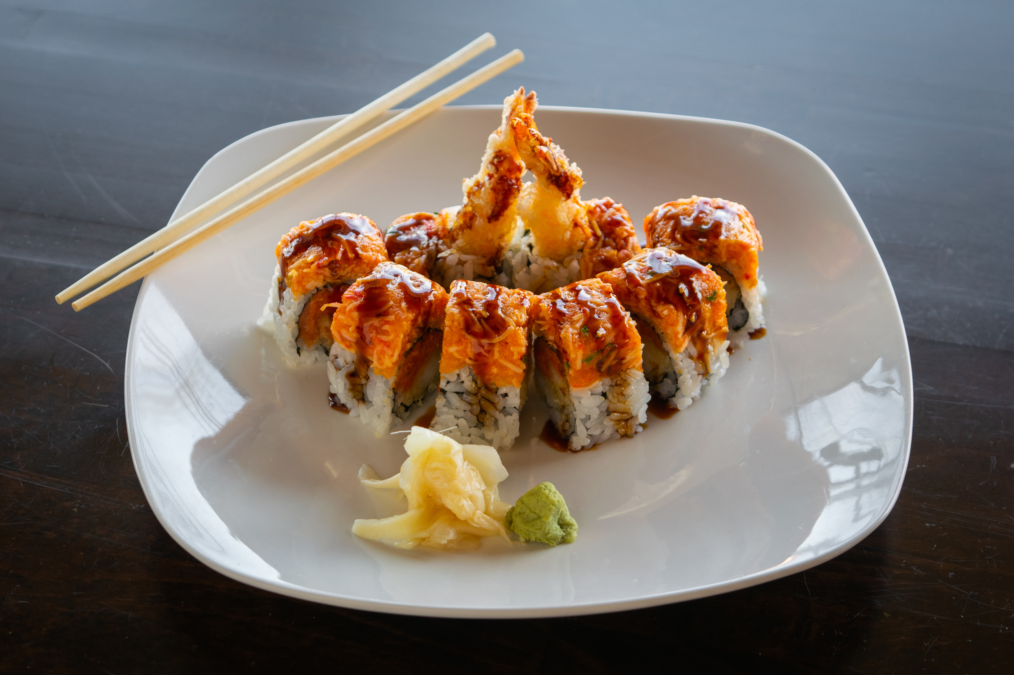 Order Angry Dragon Roll food online from Lucky Fortune I store, Baldwin on bringmethat.com