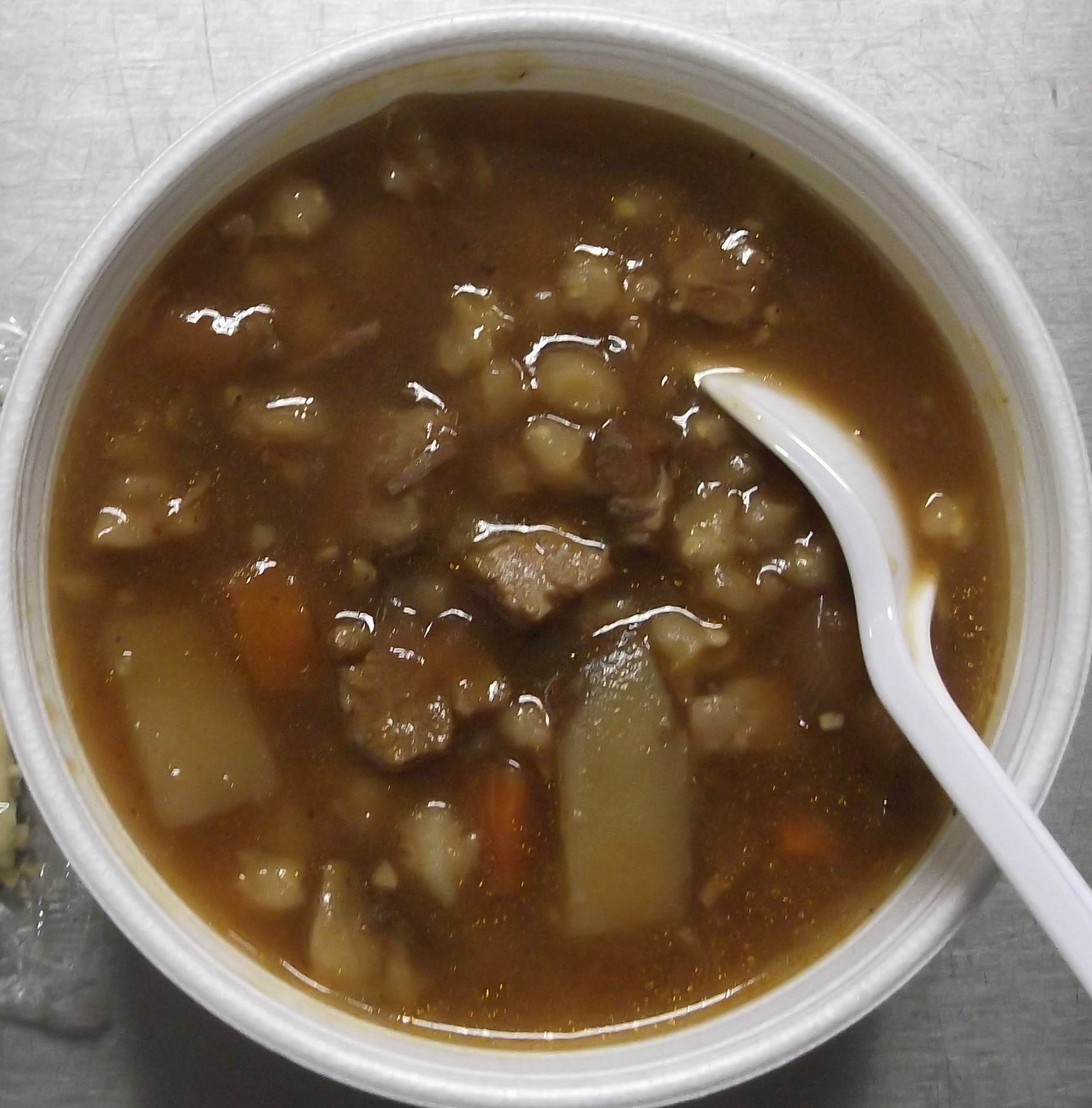 Order Beef Barley Soup food online from Mo Deli store, Anchorage on bringmethat.com