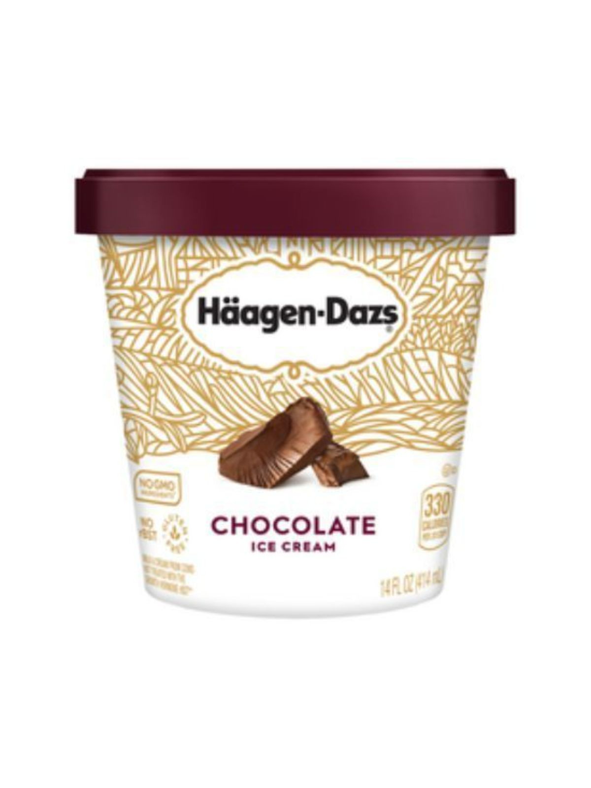 Order Haagen Dazs Chocolate Ice Cream (14 oz) food online from Stock-Up Mart store, Minneapolis on bringmethat.com