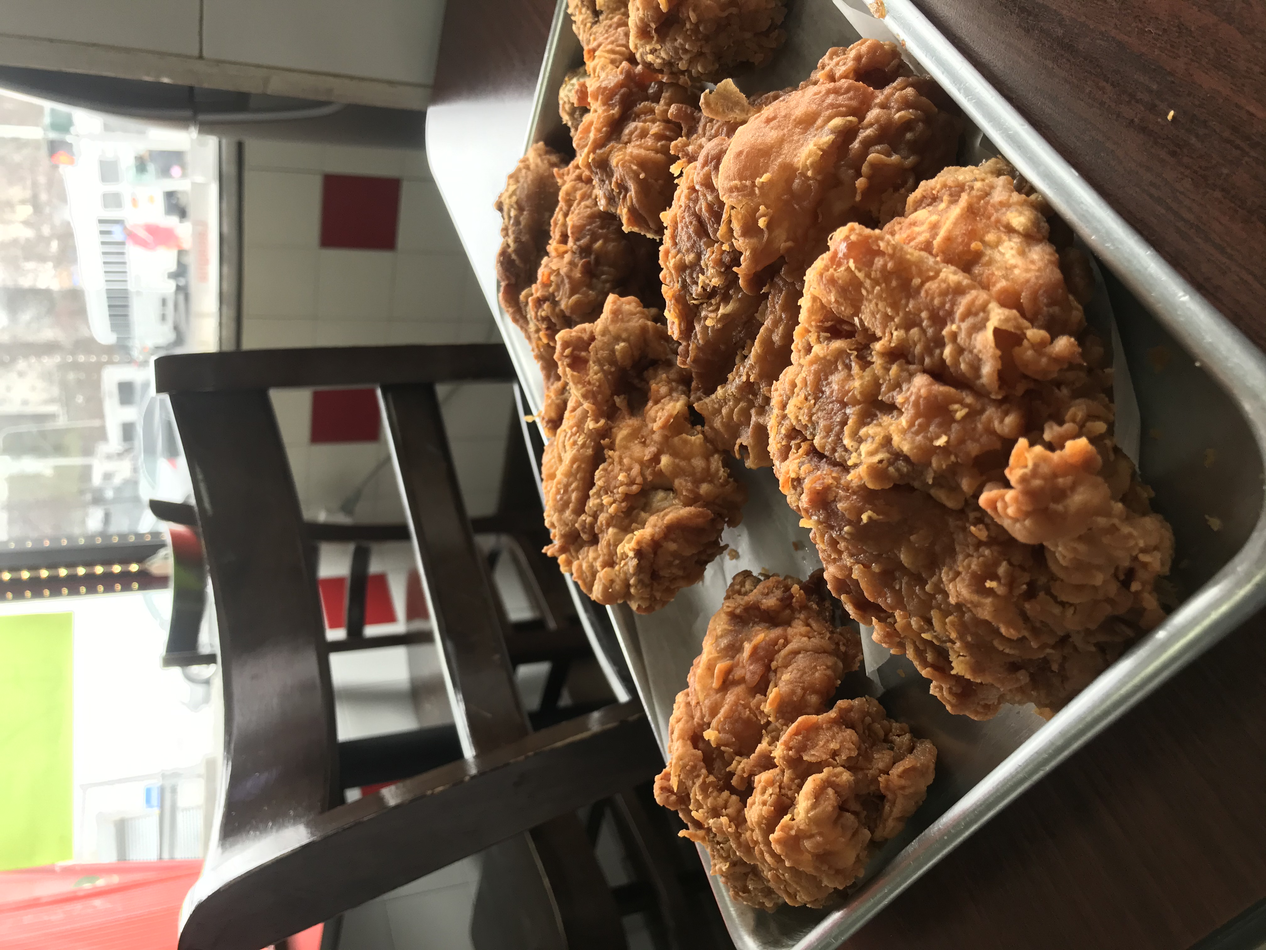 Order Fried chicken (3pcs) w/ff food online from La Pizzeria Del Sabor store, Yonkers on bringmethat.com