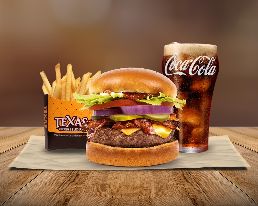 Order Bacon Cheeseburger Combo food online from Texas Chicken and Burgers store, Bronx on bringmethat.com