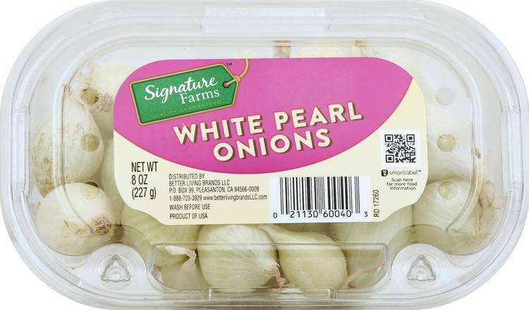 Order Signature Farms · White Pearl Onions (8 oz) food online from Albertsons store, Sherman on bringmethat.com