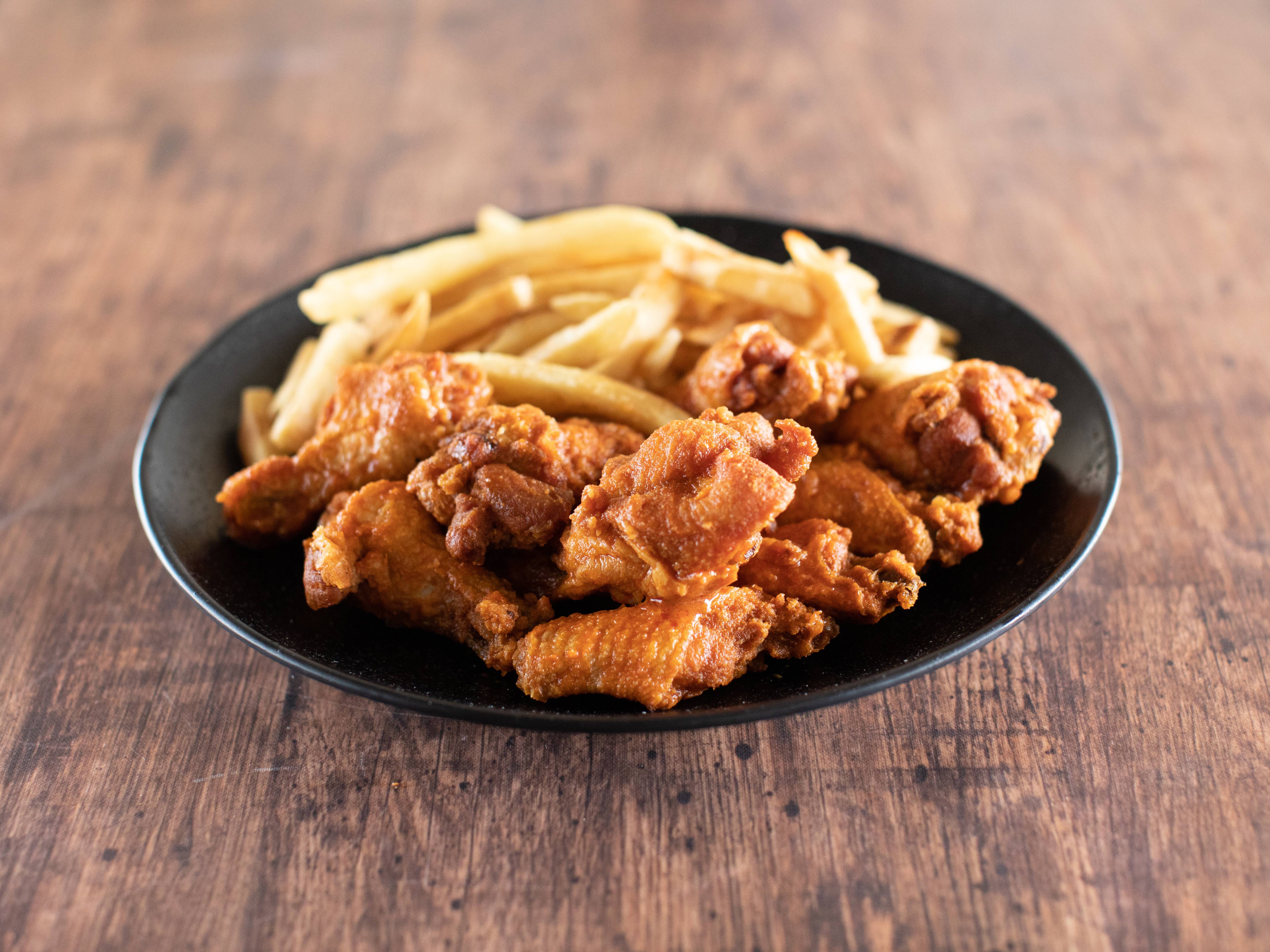 Order 10 Piece Wings Combo food online from America Best Wings store, Richmond on bringmethat.com