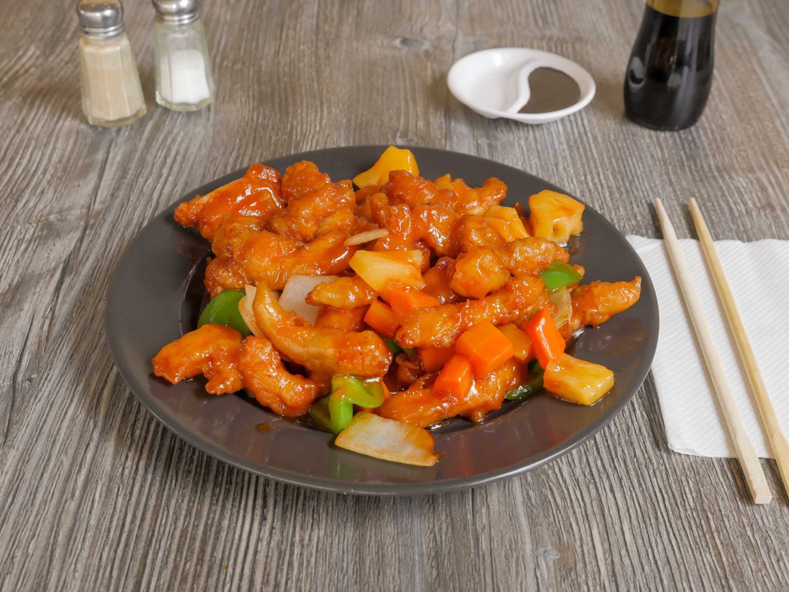 Order Sweet ＆ Sour Chicken food online from California Wok store, Encino on bringmethat.com