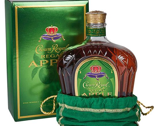 Order Crown Royal Regal Apple, 750mL whiskey (35.0% ABV) food online from Ogden Wine & Spirit store, Naperville on bringmethat.com