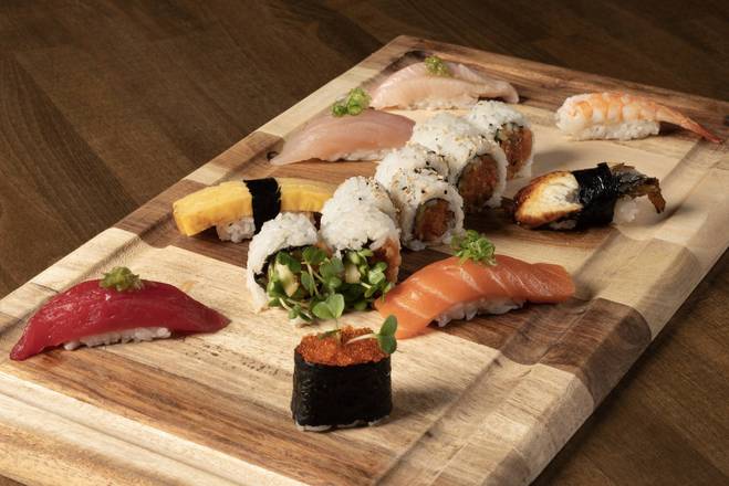 Order Chef's Sushi Plate food online from Zeppin Sushi LLC store, Encino on bringmethat.com