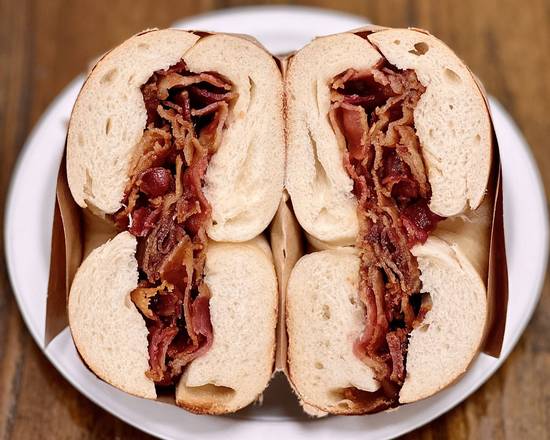 Order Bacon on a Bagel food online from My Three Sons Bagels store, Garden City on bringmethat.com