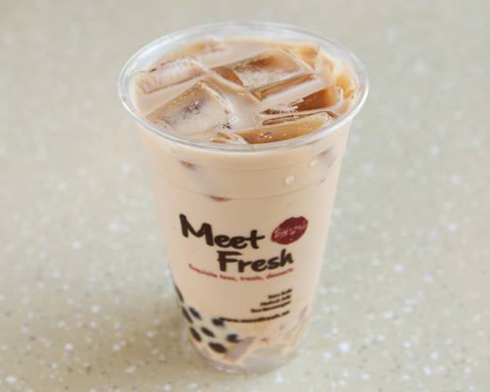 Order Milk Tea with Boba and Lychee Jelly food online from Meet Fresh store, San Diego on bringmethat.com