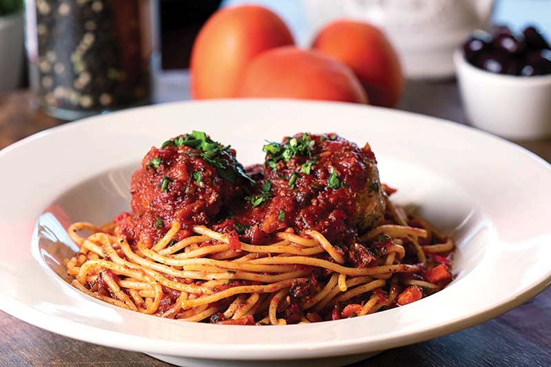 Order Spaghetti & Meatballs food online from Russo's Pizza store, Brownsville on bringmethat.com