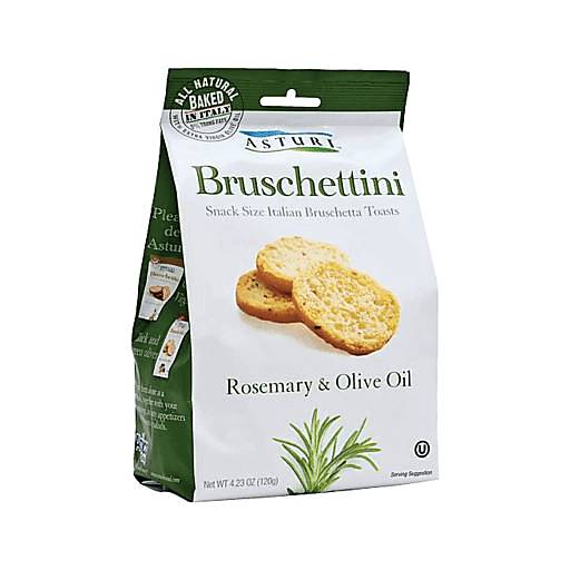 Order Asturi Bruschettini Rosemary & Olive Oil  (4.2 OZ) 99725 food online from BevMo! store, Milpitas on bringmethat.com