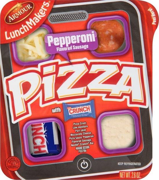 Order Armour Lunchmakers Pepperoni Pizza food online from Exxon Food Mart store, Port Huron on bringmethat.com
