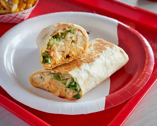Order Signature Chicken Wrap food online from Great Wraps store, Morrow on bringmethat.com