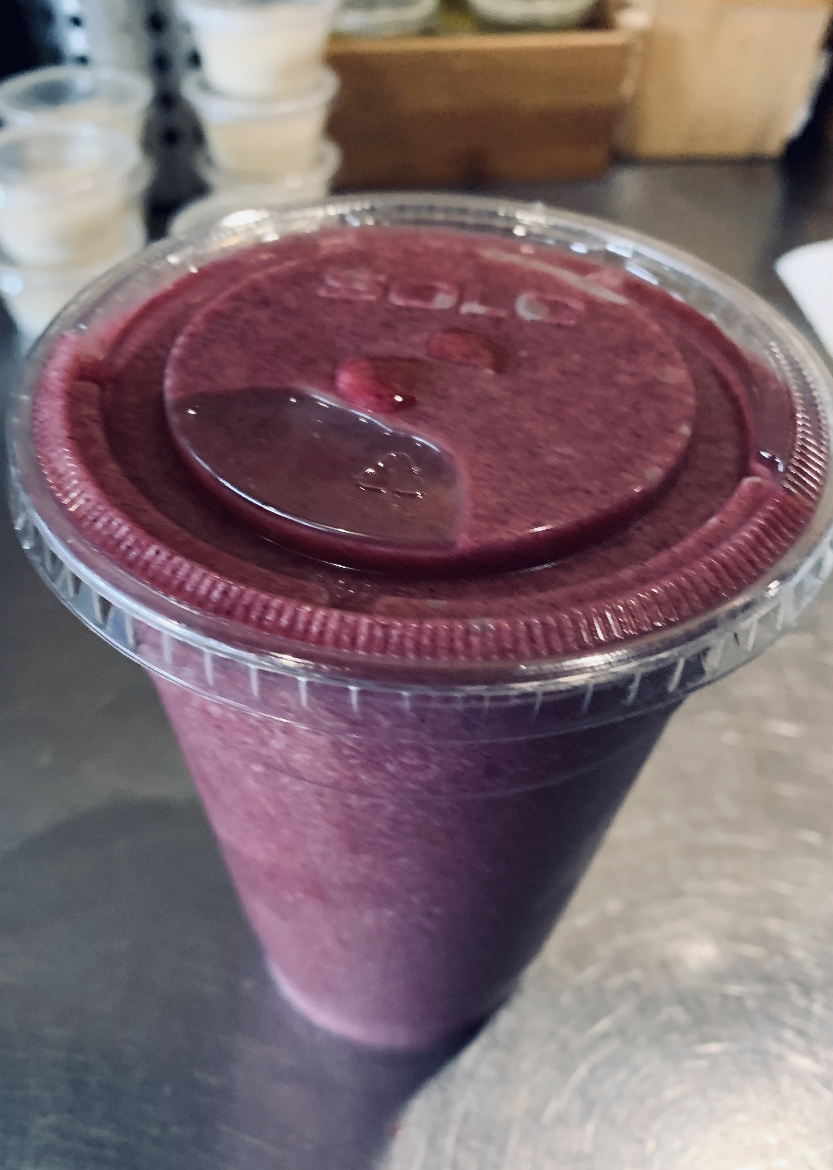 Order Blueberry Nirvana Alive Smoothie food online from Apple A Day Cafe store, Miami Beach on bringmethat.com
