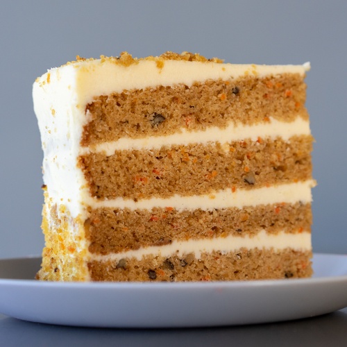 Order Carrot Cake Slice food online from PizzaCake store, Las Vegas on bringmethat.com