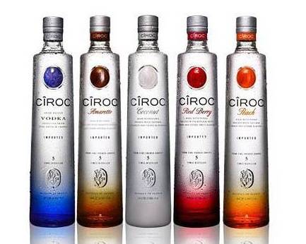 Order Ciroc Vodka 750ml food online from Divine Wine and Spirits store, San Diego on bringmethat.com