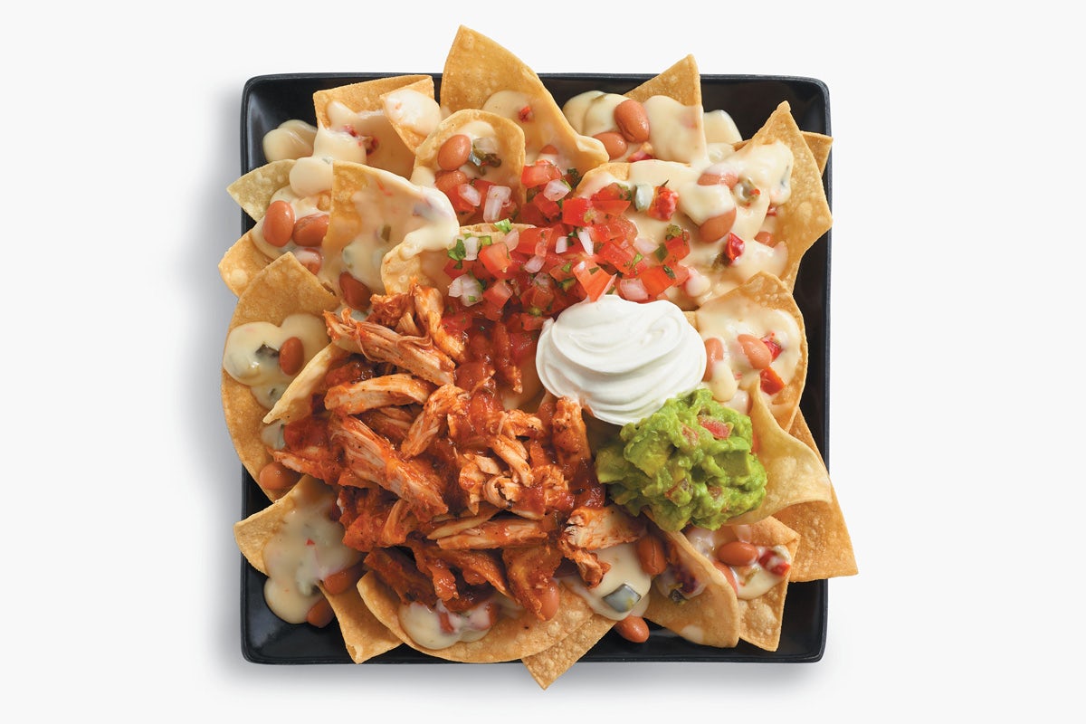 Order Shredded Chicken Nachos food online from El Pollo Loco store, San Diego on bringmethat.com