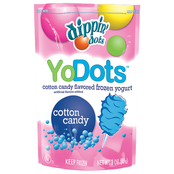 Order YoDots™ Cotton Candy food online from Dippin' Dots store, Sugar Land on bringmethat.com