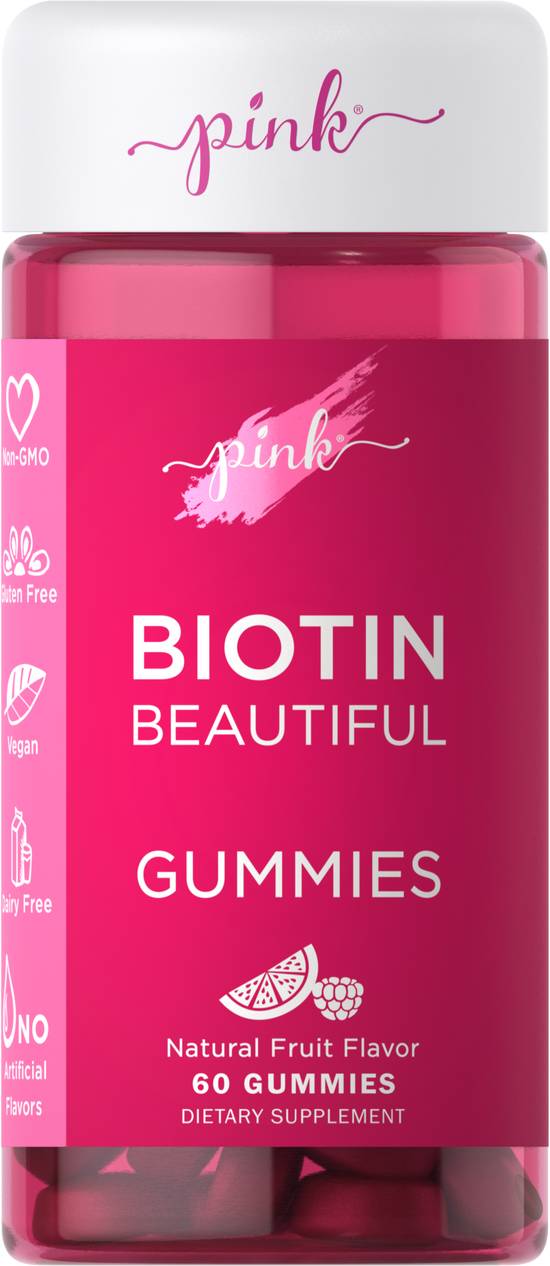 Order Pink Biotin Beautiful Gummies (60 ct) food online from Rite Aid store, Palm Desert on bringmethat.com