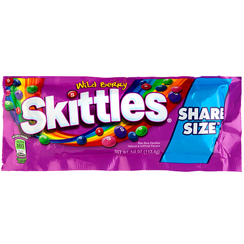 Order Skittles Wildberry Share Size 4oz food online from 7-Eleven store, West Columbia on bringmethat.com