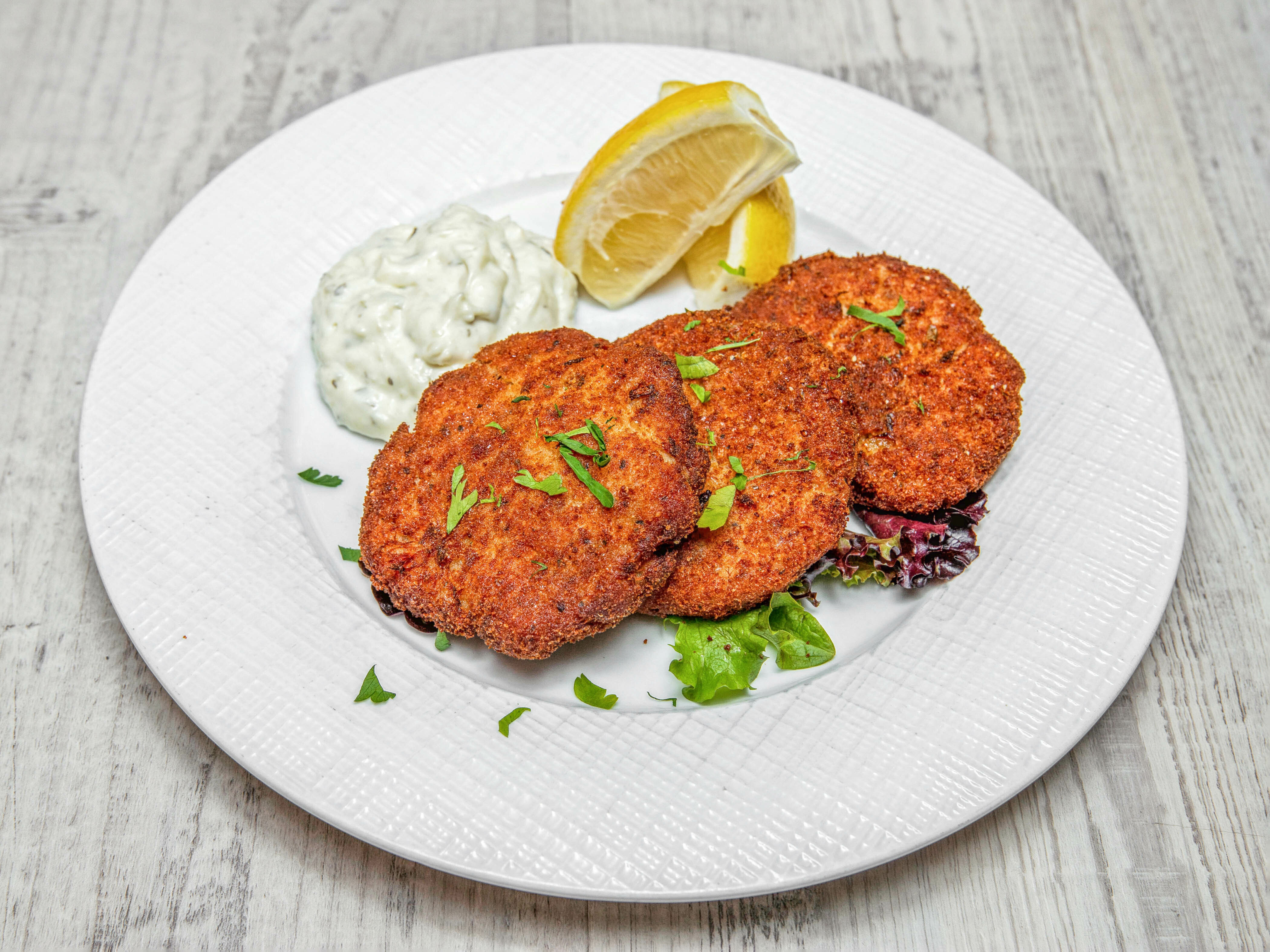 Order Crab Cakes food online from Sapore D Italia store, Brooklyn on bringmethat.com