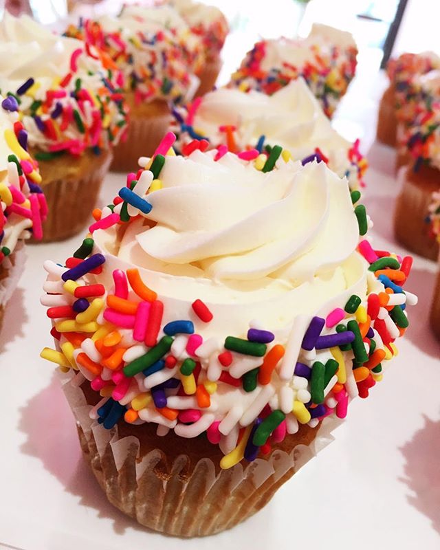 Order Birthday Cake Vanilla food online from Cupcake Cutie Boutique store, Mount Vernon on bringmethat.com
