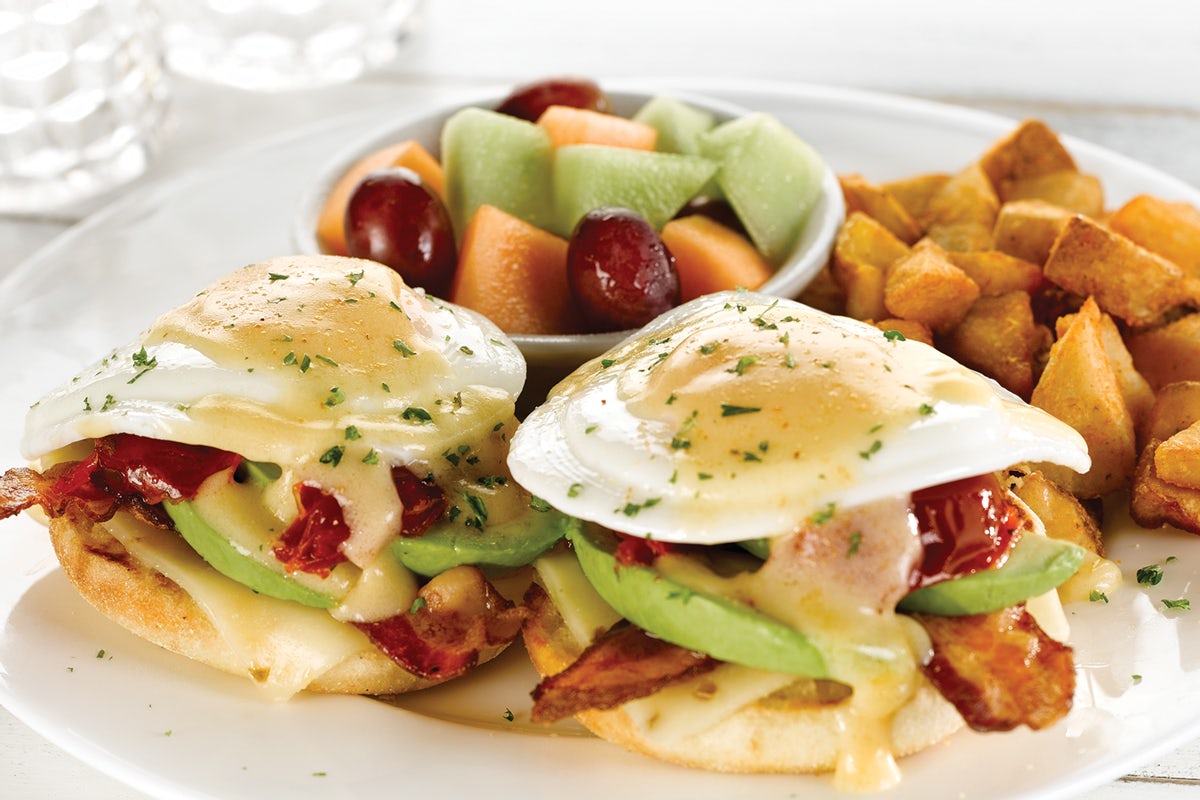 Order California Avocado Benedict food online from Bakery By Perkins store, Golden Valley on bringmethat.com