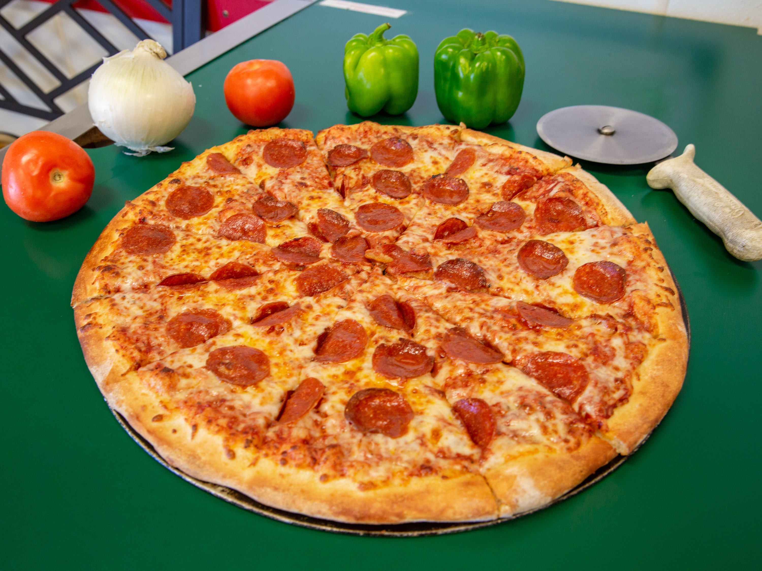 Order Johnny's All Meat Combo Pizza food online from Johnny Pizza store, Meridian on bringmethat.com