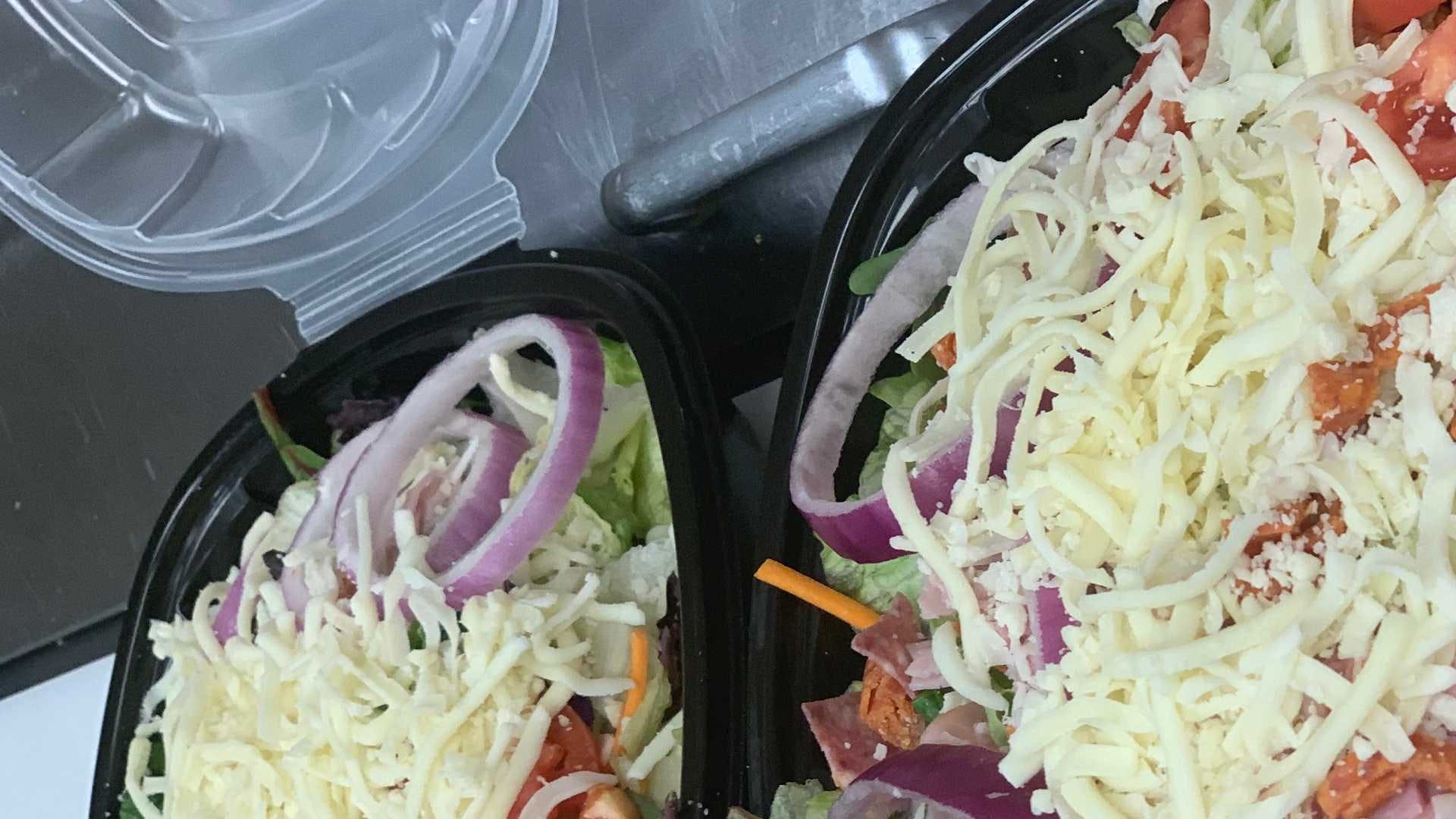 Order American Chef Salad - Salad food online from Best Way Pizza store, Bedford on bringmethat.com