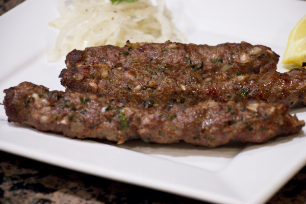Order 2 Pieces Lamb Kabab with Skewer food online from Zafran Kabab Palace store, Charlotte on bringmethat.com