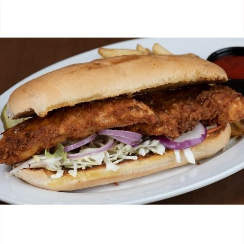 Order Coconut Chicken Hoagie food online from Green Mill Restaurant & Bar store, Lakeville on bringmethat.com