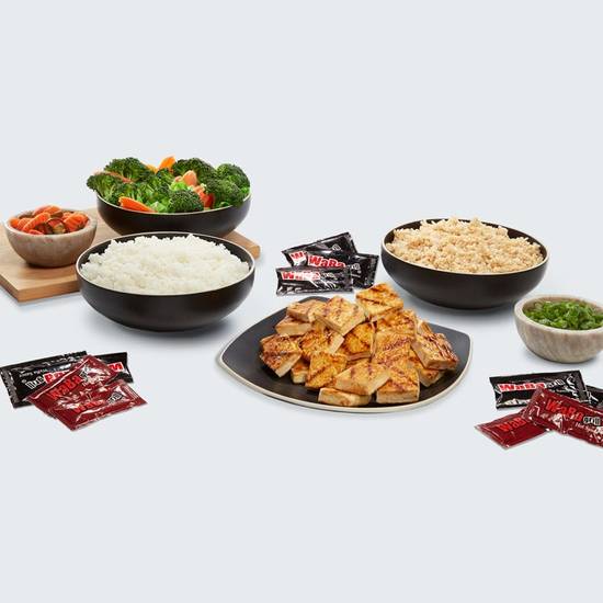 Order Tofu Family Meal food online from Waba Grill store, Downey on bringmethat.com