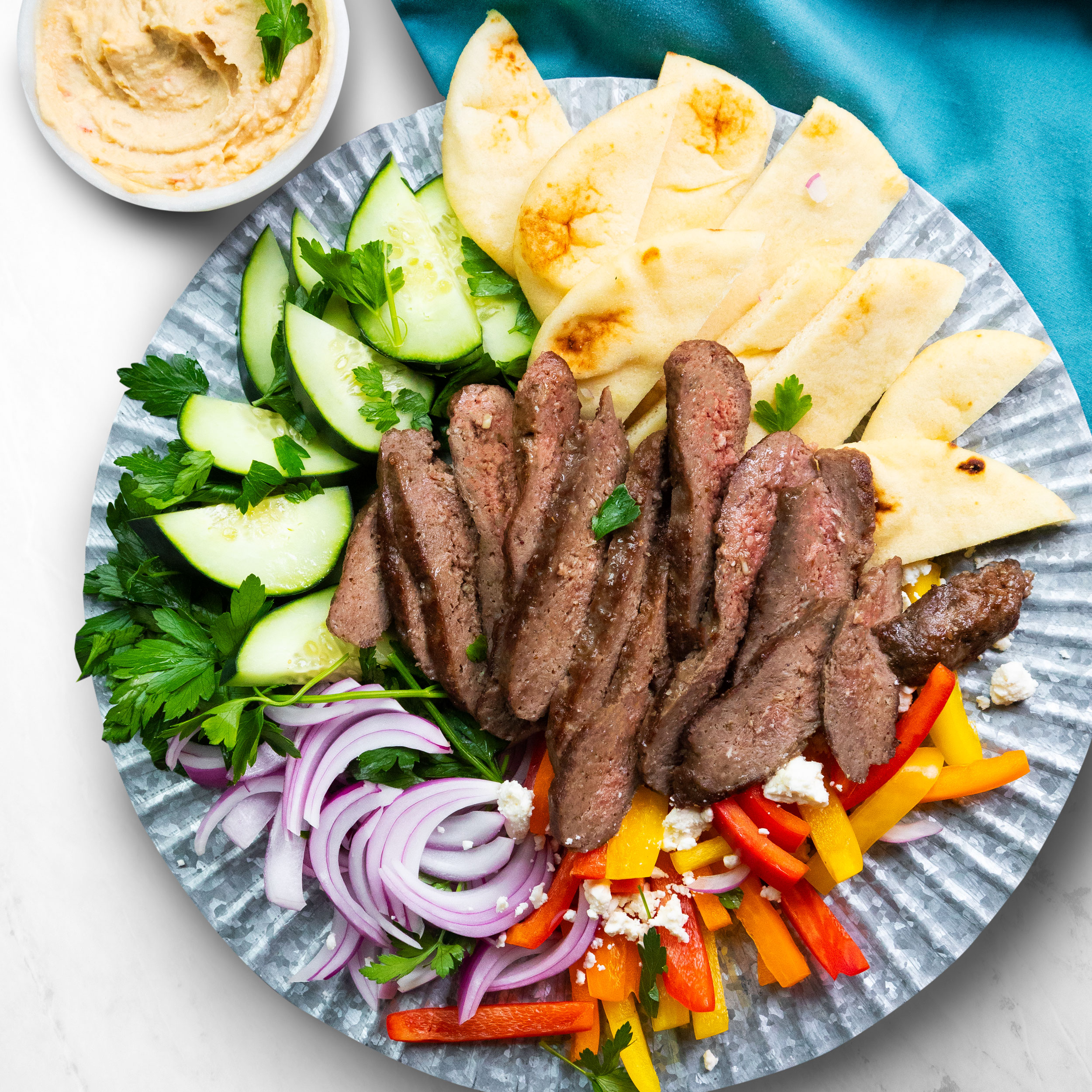 Order Lamb Gyro Platter food online from Baisakhi Dhaba store, Voorhees Township on bringmethat.com