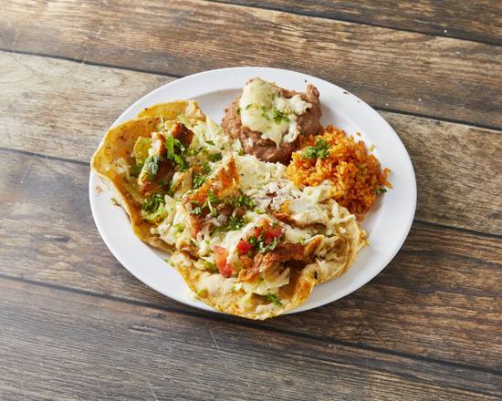 order online - Taco Plate (2 Tacos) from Taco Burrito King on bringmethat.com