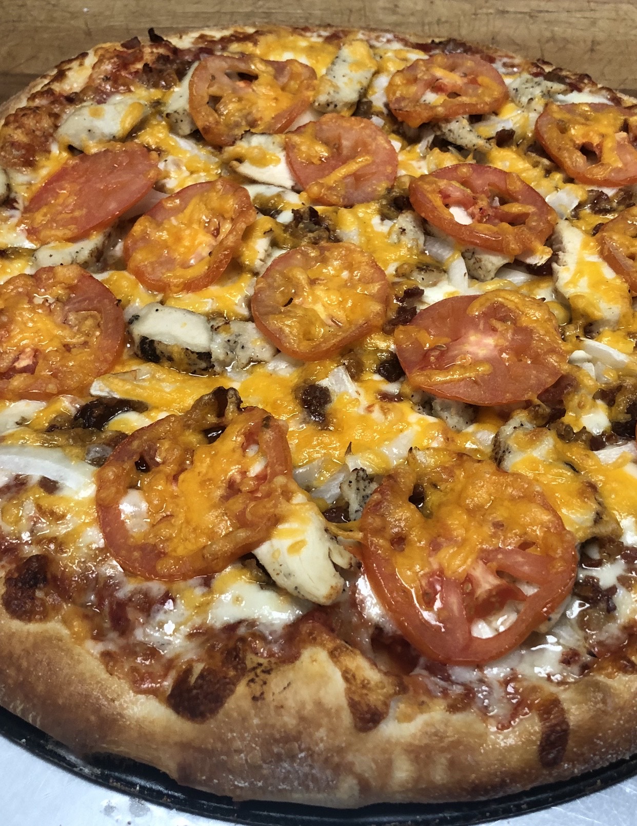 Order Chicken Fresco Pizza food online from Marcos Pizza store, Columbus on bringmethat.com