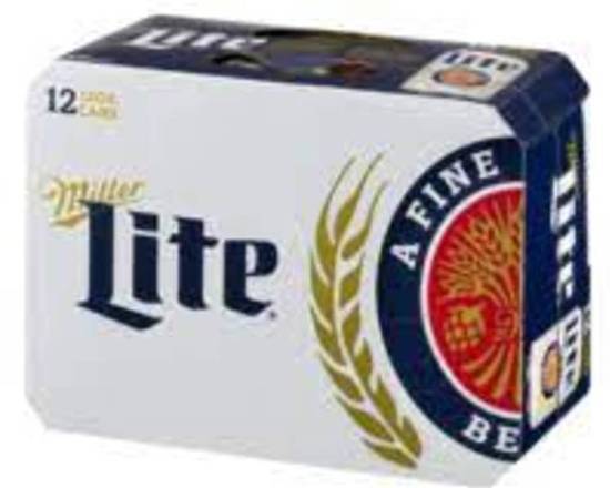 Order Miller Lite, 12pk-12oz Cans beer (4.2% ABV) food online from Pacific Liquor Market store, Bell Gardens on bringmethat.com