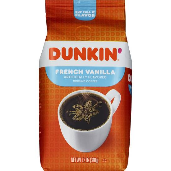 Order Dunkin Donuts Ground Coffee French Vanilla  food online from Cvs store, FARGO on bringmethat.com
