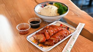 Order BBQ Pork (Char Siu) 净叉烧 food online from Fine China store, Lansing on bringmethat.com
