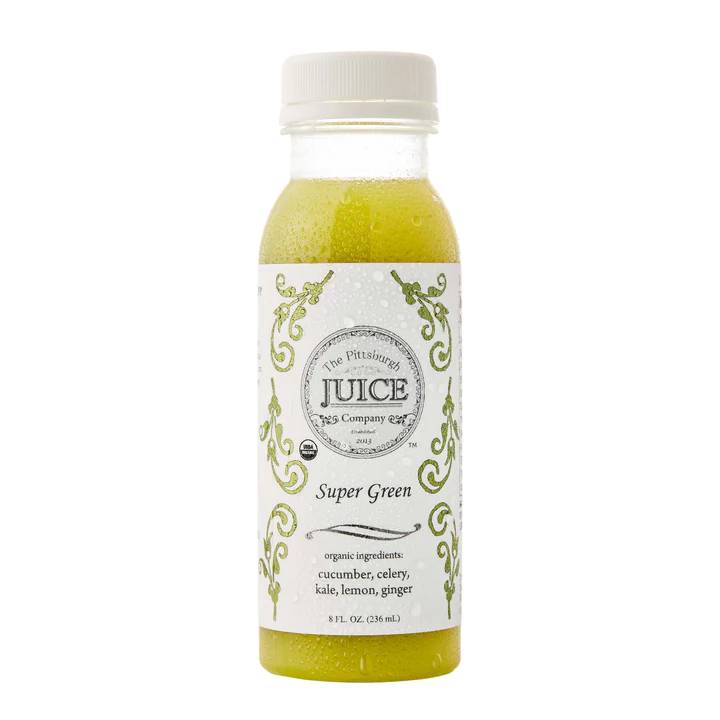 Order Pittsburgh Juice Co: Super Green 8oz food online from Farmer x Baker Market store, Pittsburgh on bringmethat.com