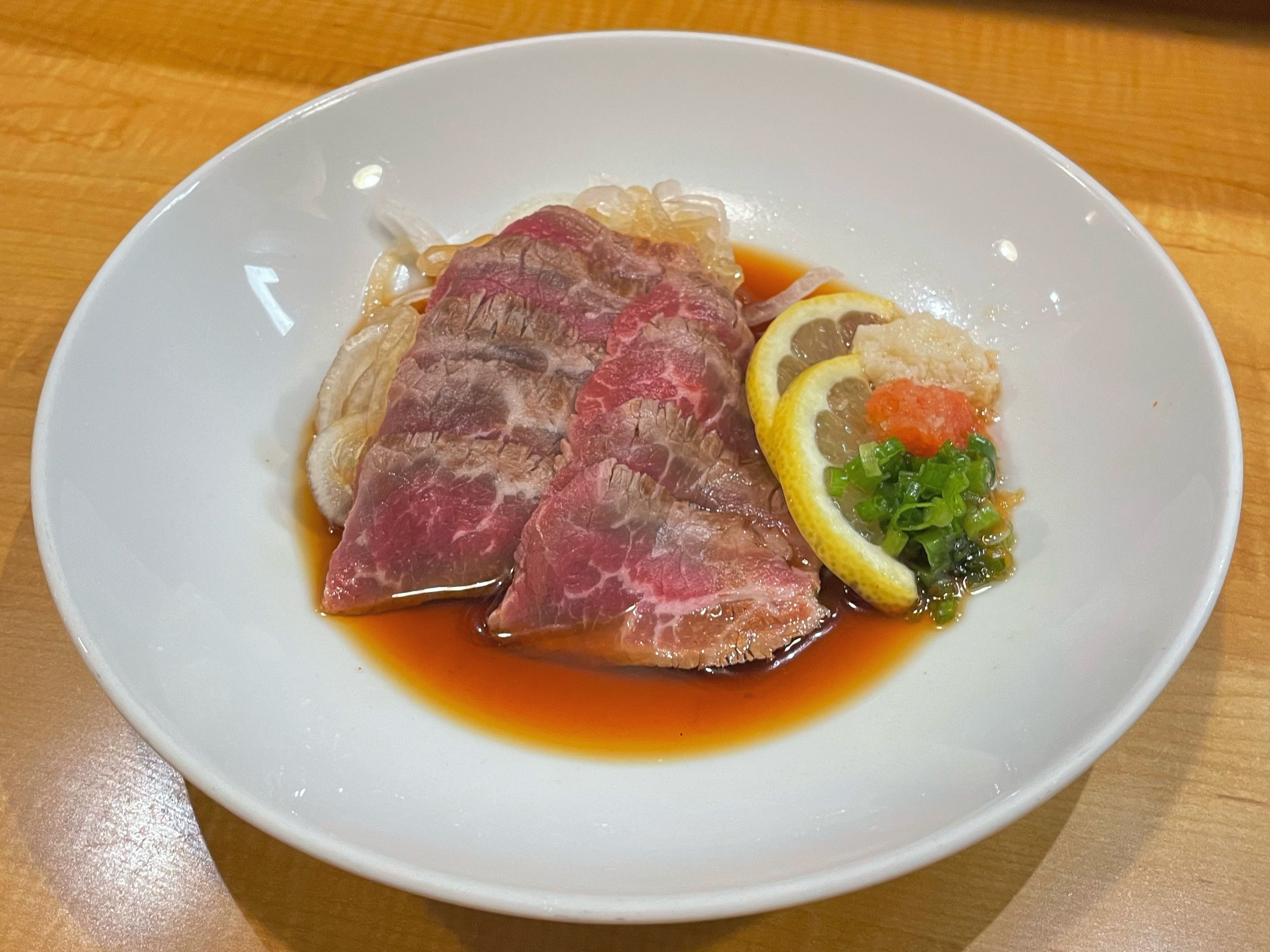 Order Beef Tataki food online from Ichiza Sake House store, Las Vegas on bringmethat.com