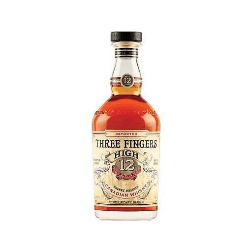 Order Three Fingers 12YR Canadian Whiskey (750 ML) 131001 food online from Bevmo! store, BURLINGAME on bringmethat.com