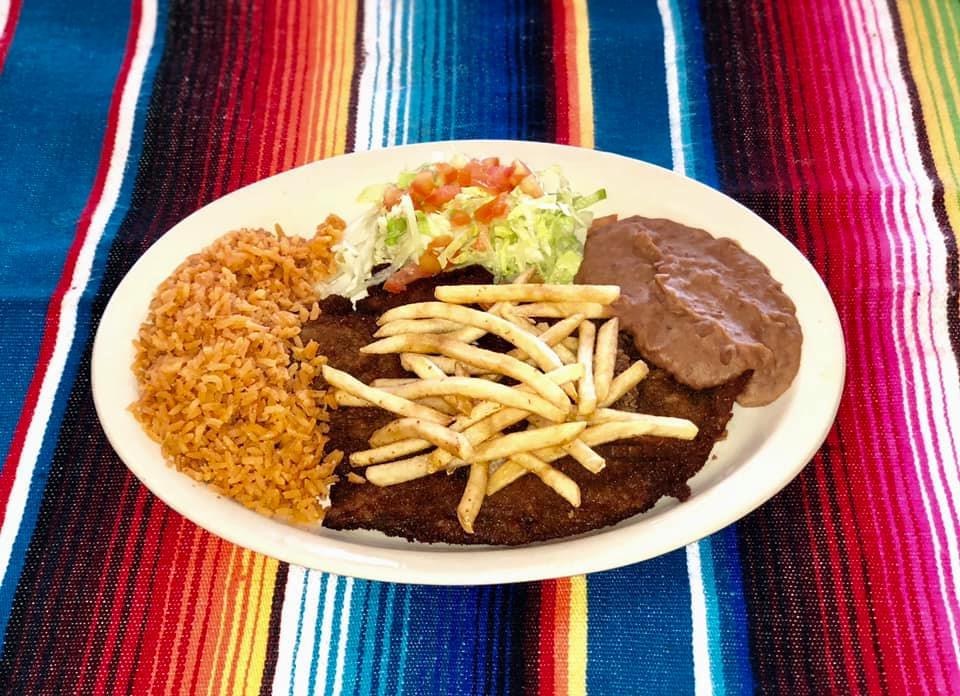 Order 22. Milanesa Dinner food online from Viva Jalisco store, Houston on bringmethat.com