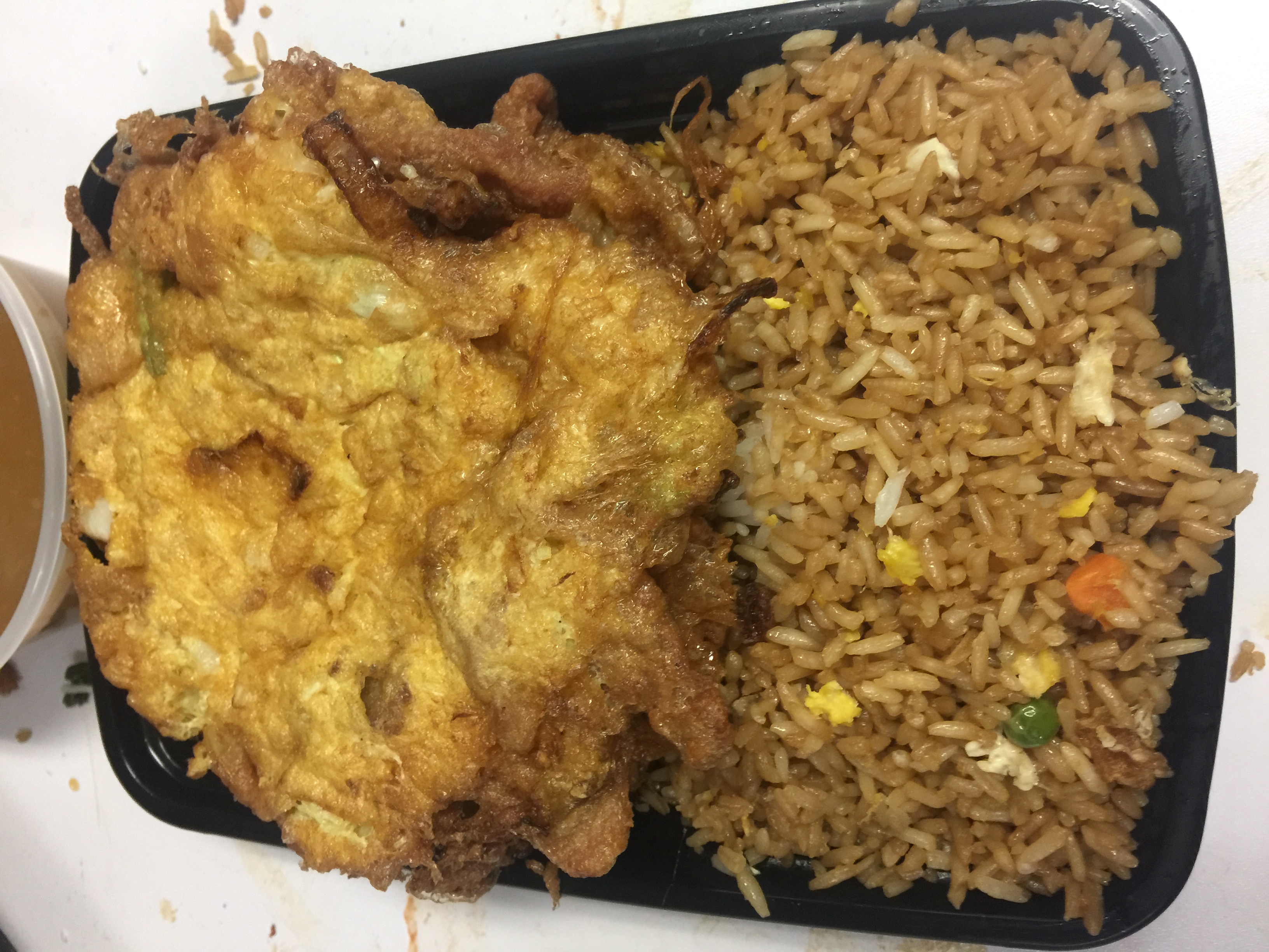 Order C5. Chicken Egg Foo Young  food online from New China Cafe store, Moline on bringmethat.com