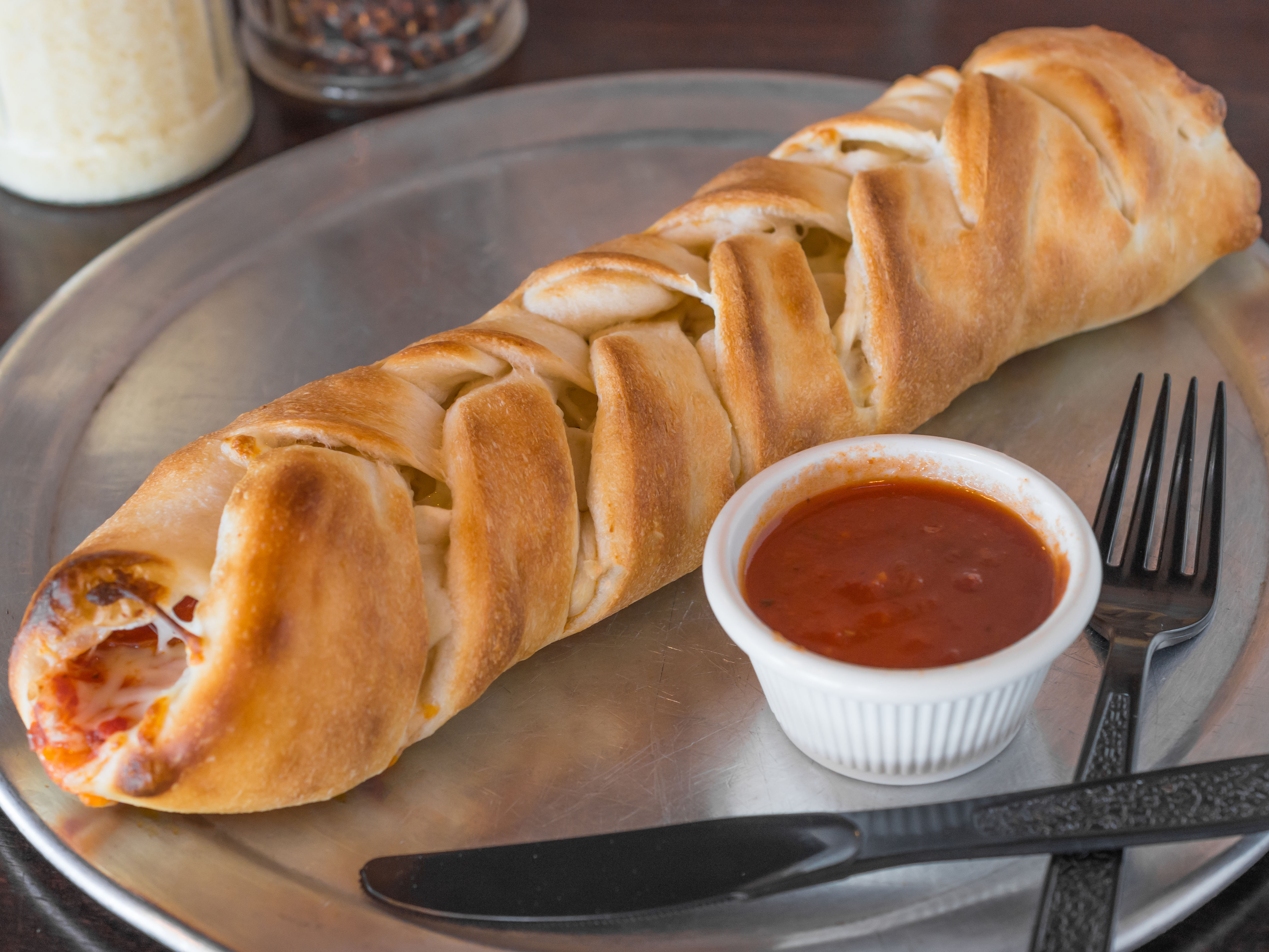 Order Pepperoni Stromboli food online from Two Guys Pizza store, Henrico on bringmethat.com